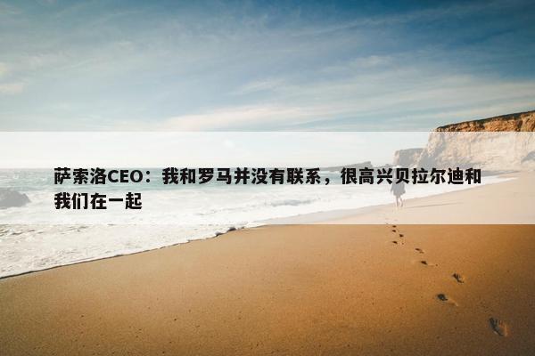 萨索洛CEO：我和罗马并没有联系，很高兴贝拉尔迪和我们在一起