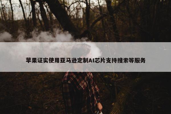 苹果证实使用亚马逊定制AI芯片支持搜索等服务