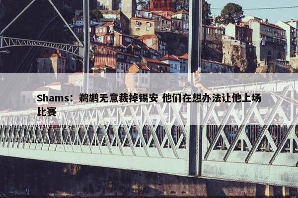 Shams：鹈鹕无意裁掉锡安 他们在想办法让他上场比赛