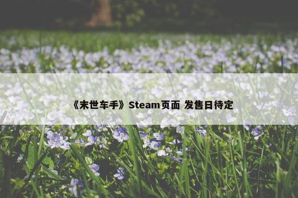 《末世车手》Steam页面 发售日待定