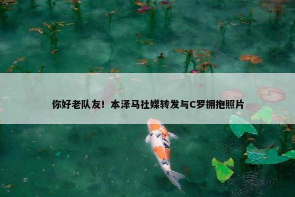 你好老队友！本泽马社媒转发与C罗拥抱照片