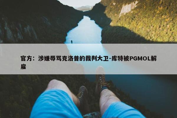 官方：涉嫌辱骂克洛普的裁判大卫-库特被PGMOL解雇