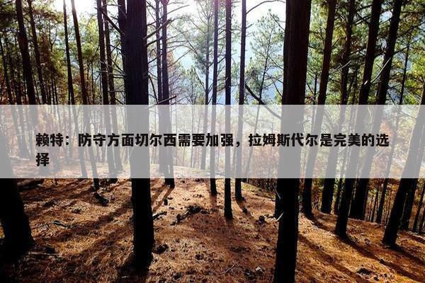 赖特：防守方面切尔西需要加强，拉姆斯代尔是完美的选择