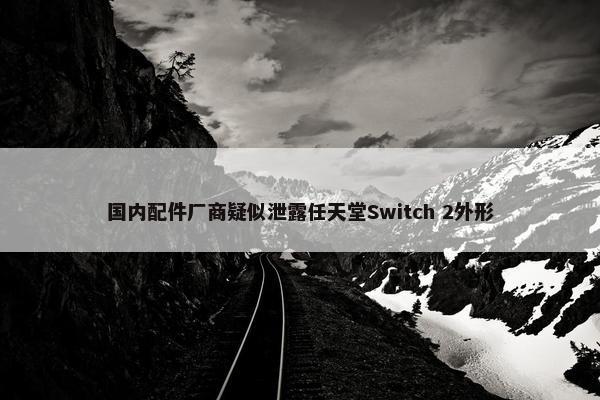 国内配件厂商疑似泄露任天堂Switch 2外形