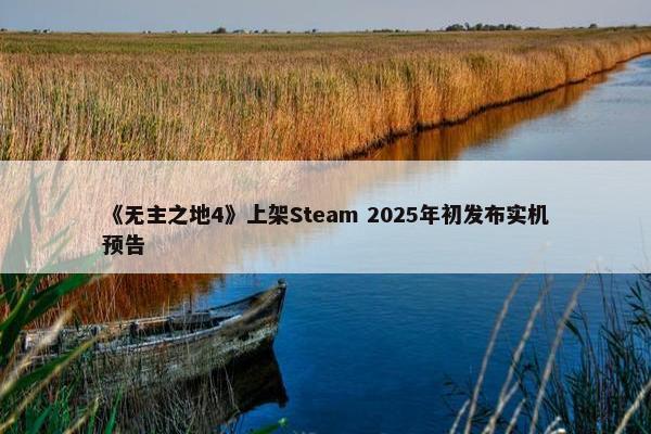 《无主之地4》上架Steam 2025年初发布实机预告