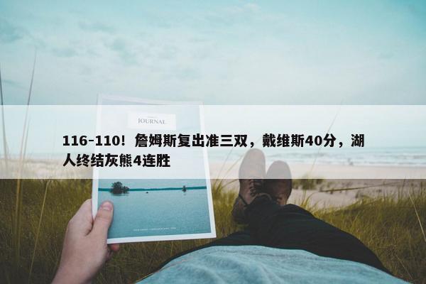 116-110！詹姆斯复出准三双，戴维斯40分，湖人终结灰熊4连胜