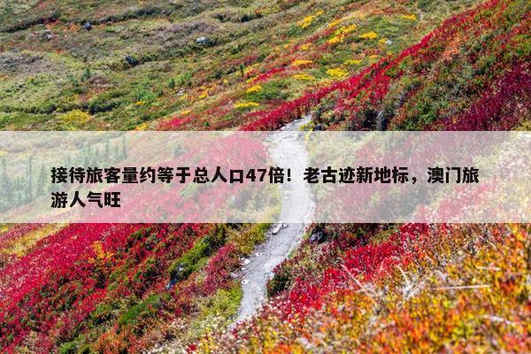 接待旅客量约等于总人口47倍！老古迹新地标，澳门旅游人气旺