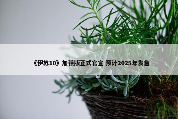 《伊苏10》加强版正式官宣 预计2025年发售