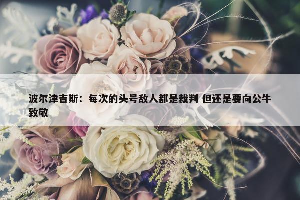 波尔津吉斯：每次的头号敌人都是裁判 但还是要向公牛致敬