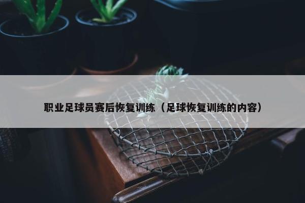 职业足球员赛后恢复训练（足球恢复训练的内容）