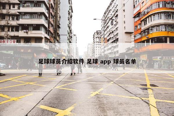 足球球员介绍软件 足球 app 球员名单