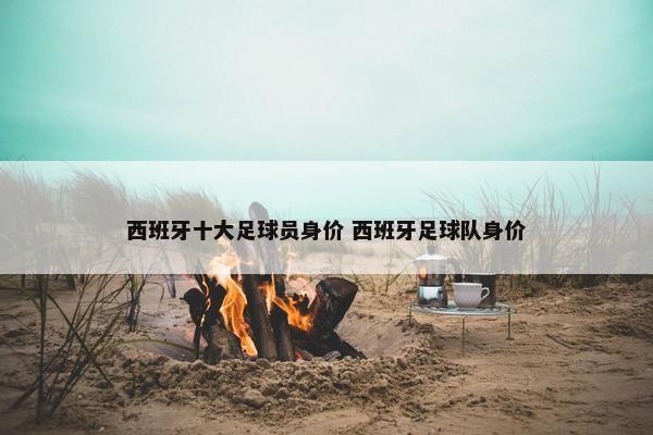 西班牙十大足球员身价 西班牙足球队身价