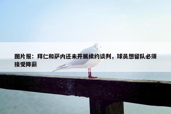 图片报：拜仁和萨内还未开展续约谈判，球员想留队必须接受降薪