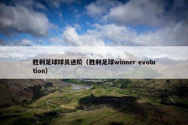 胜利足球球员进阶（胜利足球winner evolution）