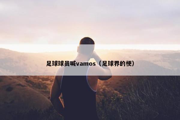 足球球员喊vamos（足球界的梗）