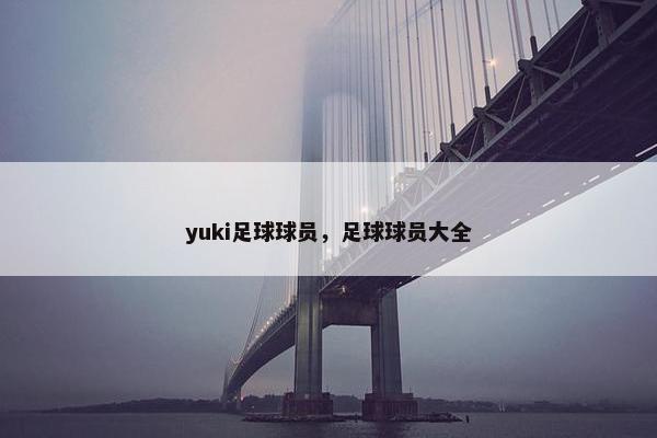 yuki足球球员，足球球员大全