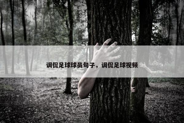 调侃足球球员句子，调侃足球视频