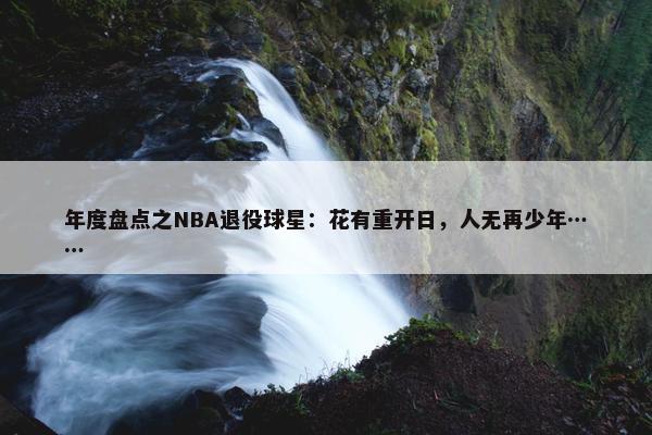 年度盘点之NBA退役球星：花有重开日，人无再少年……