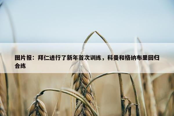 图片报：拜仁进行了新年首次训练，科曼和格纳布里回归合练